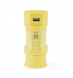 Adaptador Enchufes Tribox AMARILLO S/T