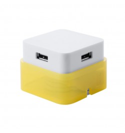 Puerto USB Dix AMARILLO S/T