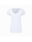 Camiseta Mujer Blanca Iconic V-Neck BLANCO XS