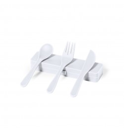 Set Cubiertos Florax BLANCO S/T