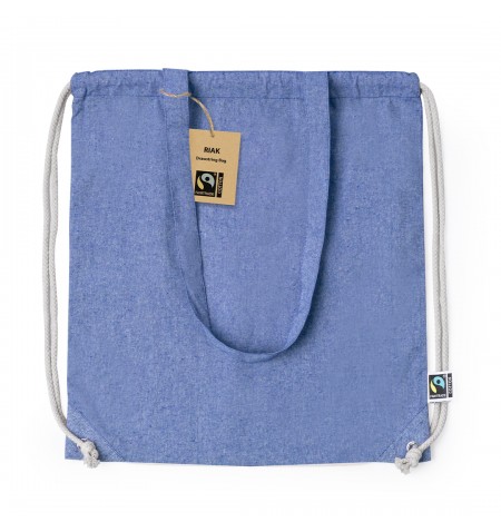 Bolsa Mochila Riak Fairtrade AZUL S/T