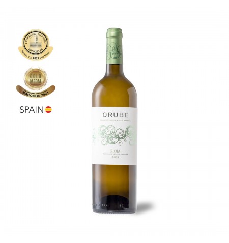 Botella Vino Blanco Orube