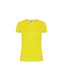 Camiseta Mujer Color "keya" WCS180 AMARILLO S